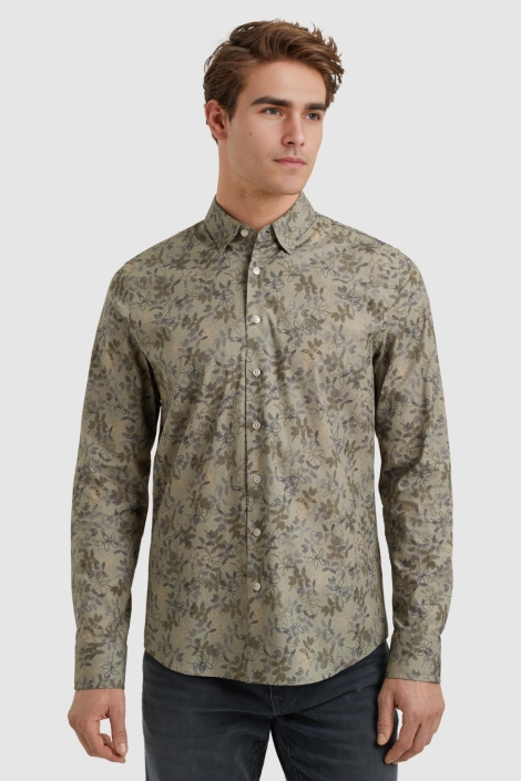 Vanguard long sleeve shirt print on fine po